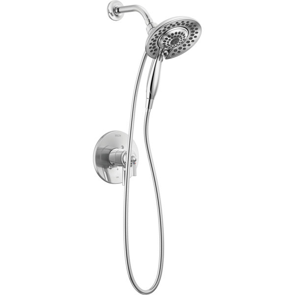 Delta Saylor 17 Series Duscharmatur-Set – Dual-Funktion Mit In2ition 2-in-1 Duschkopf, Handbrause, Champagner Bronze